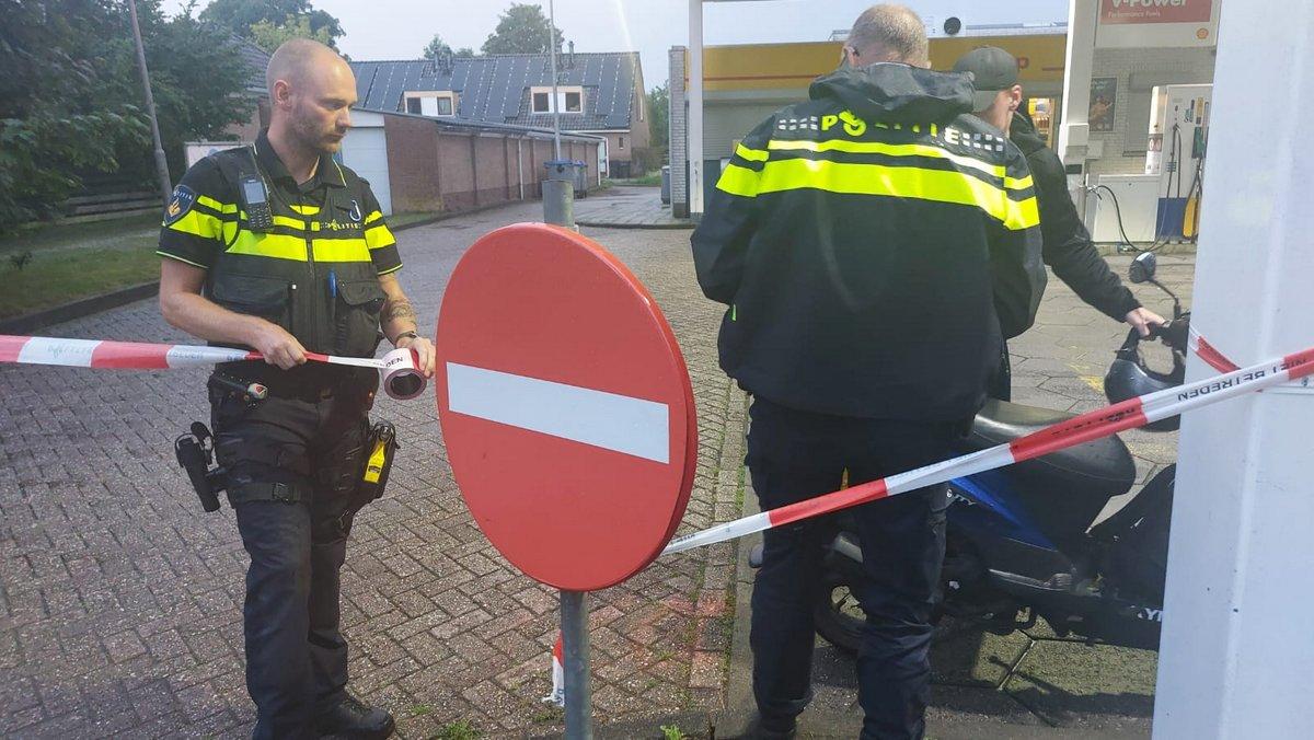 (update) Gewapende overval Roden Shell Tankstation. Politie is op jacht naar getinte jongen op Fatbike
