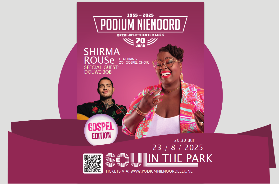 Shirma Rouse en Douwe Bob brengen Soul in the Park