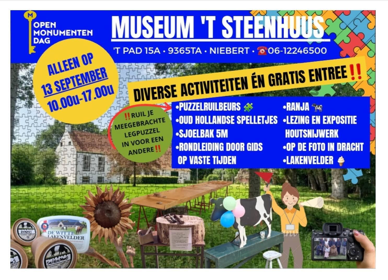 Open Monumentendag bij Museum 't Steenhuus