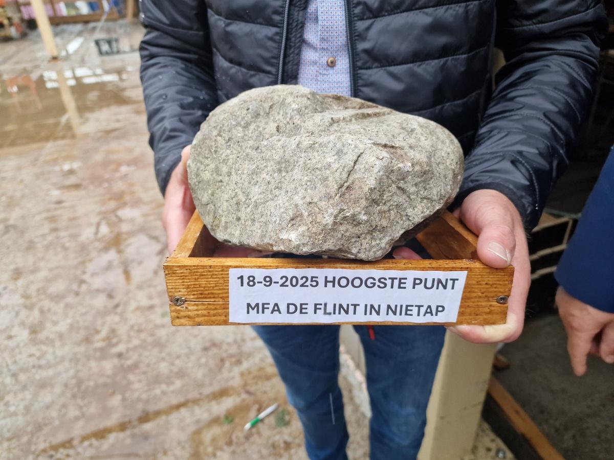 Hoogste punt voor De Flint feestelijk gevierd in Nietap