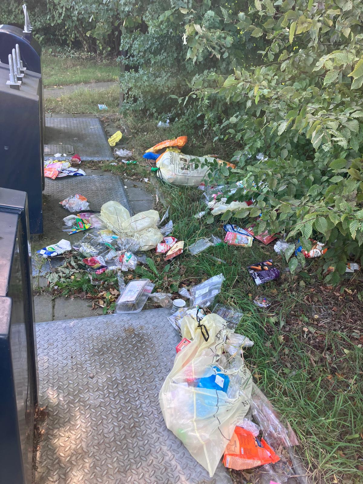 Kapotte plasticcontainer in Een zorgt al jaren voor overlast