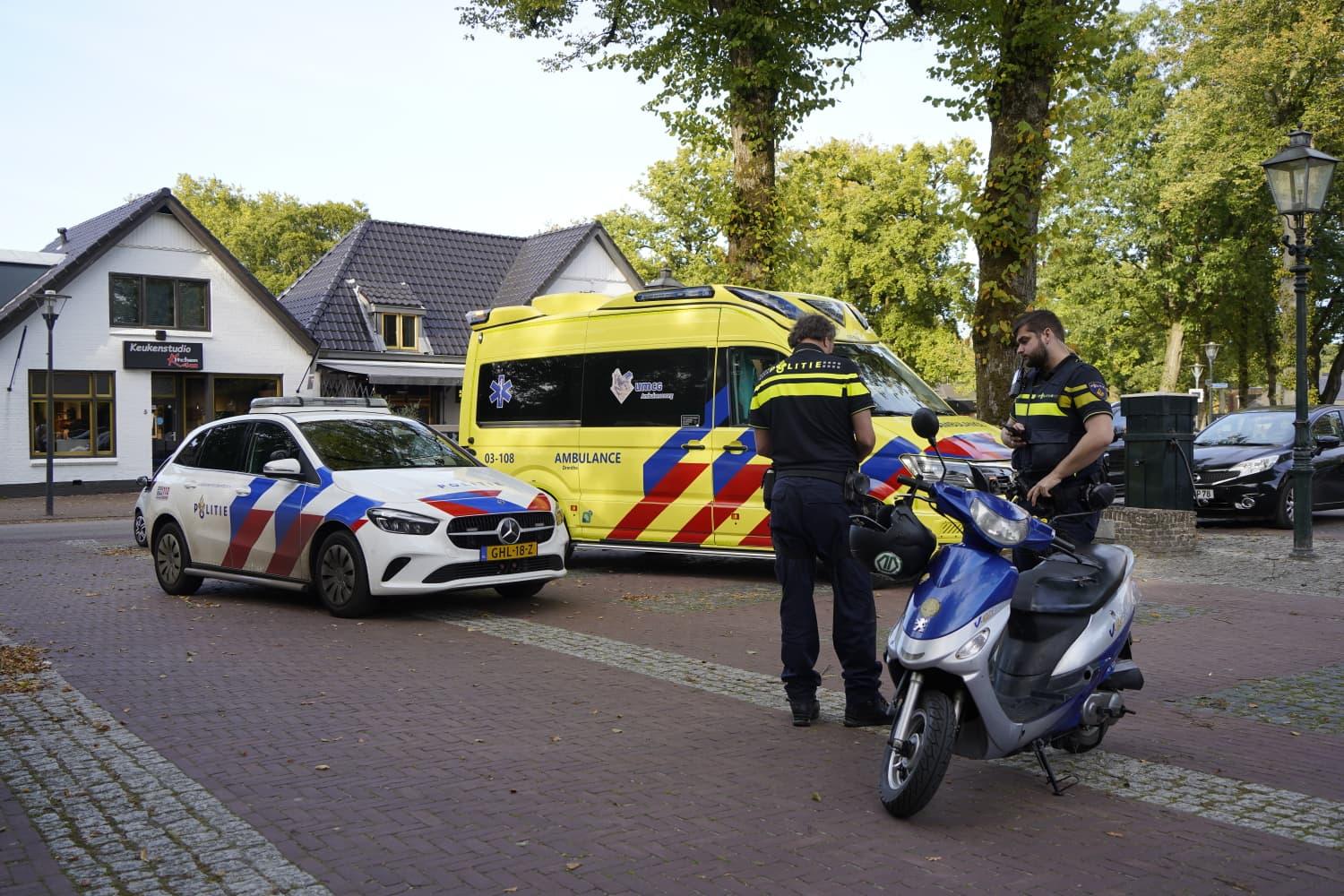 Scooterrijder gewond bij val in Norg