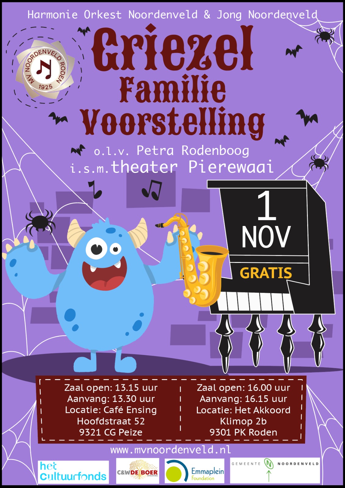 Griezelen met Muziekvereniging Noordenveld!