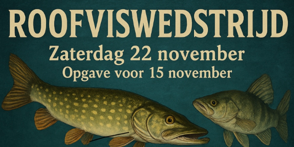 Café de Kastelein: Roofvis Wedstrijd 22 november