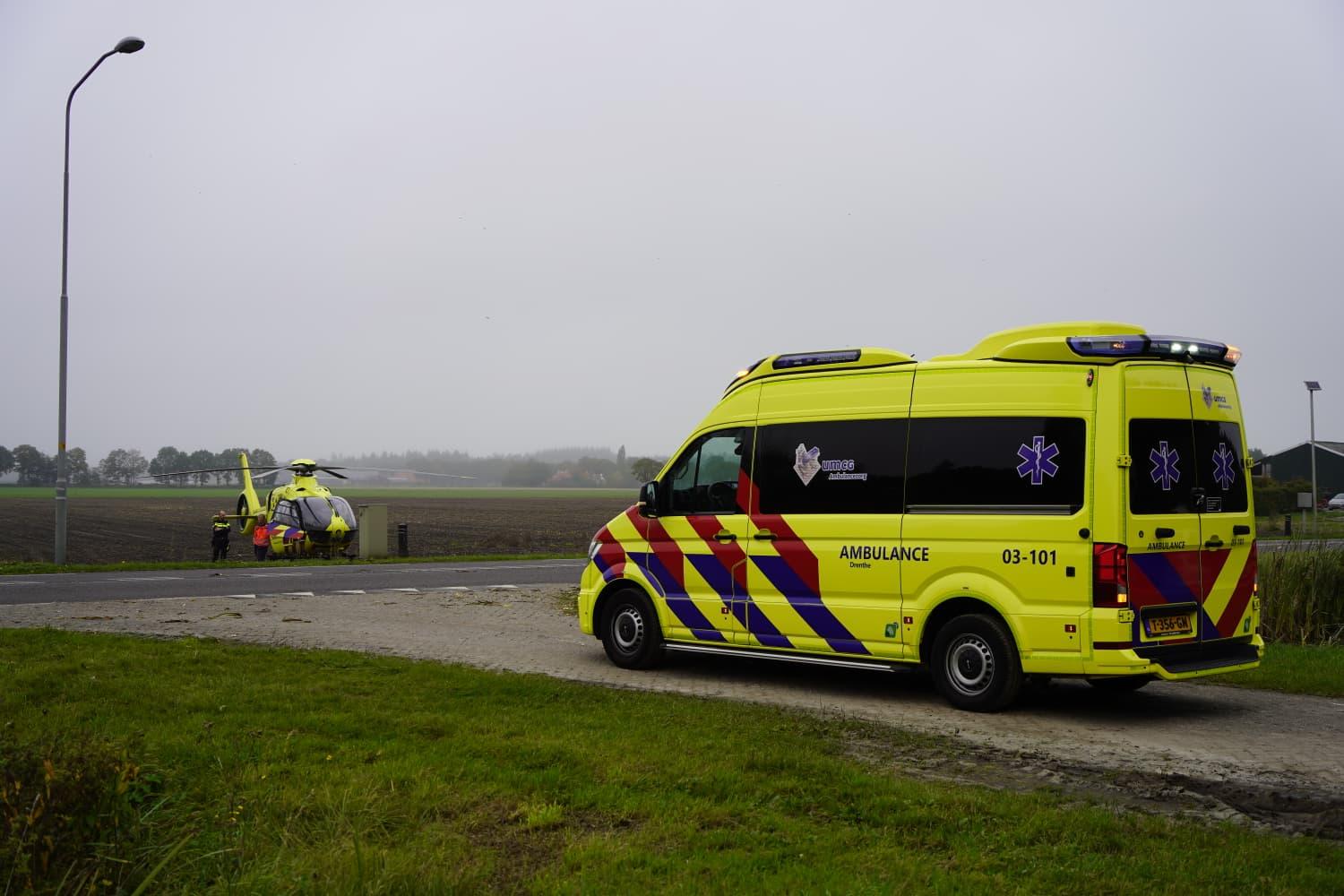 Traumahelikopter ingezet na val van mountainbiker bij Huis ter Heide 🎦📸