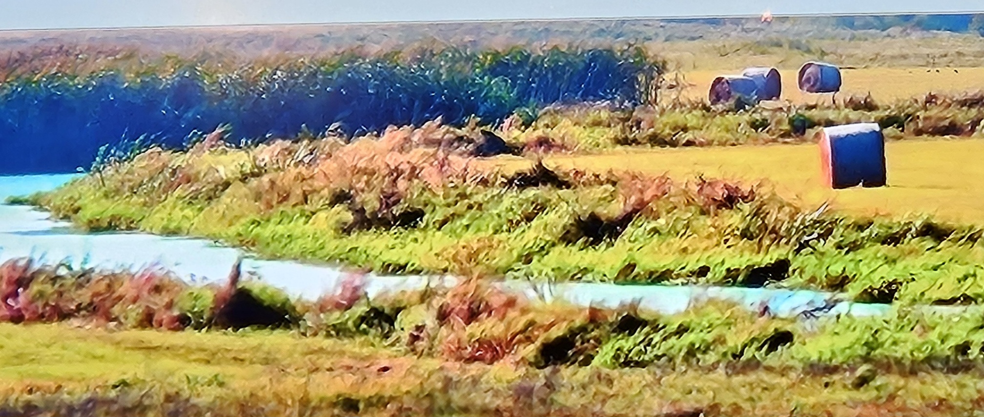 Boerinnen laten zich bijpraten over de activiteiten van de jagers van de Wildbeheereenheid Noordenveld.📸