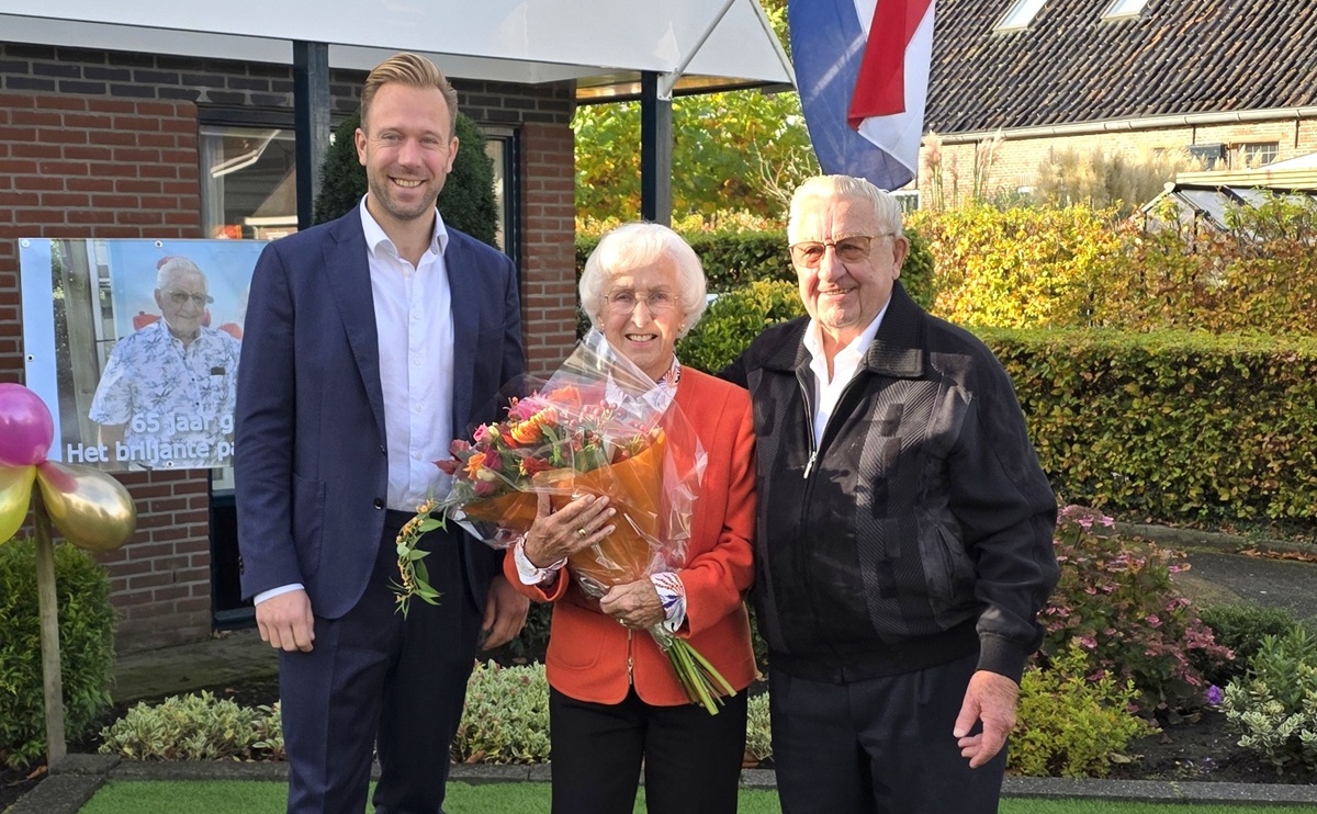 Liefde die glanst: echtpaar Ploeger–Kollewijn viert briljanten huwelijk in Peize!