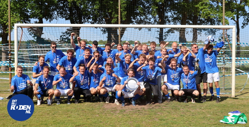 Giezen scoort, Veenhuizen viert! Kampioenschap in stijl binnengehaald