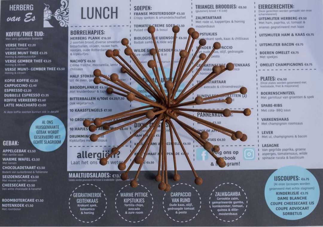 Voor take-away staat Herberg van Es nog altijd voor u klaar 