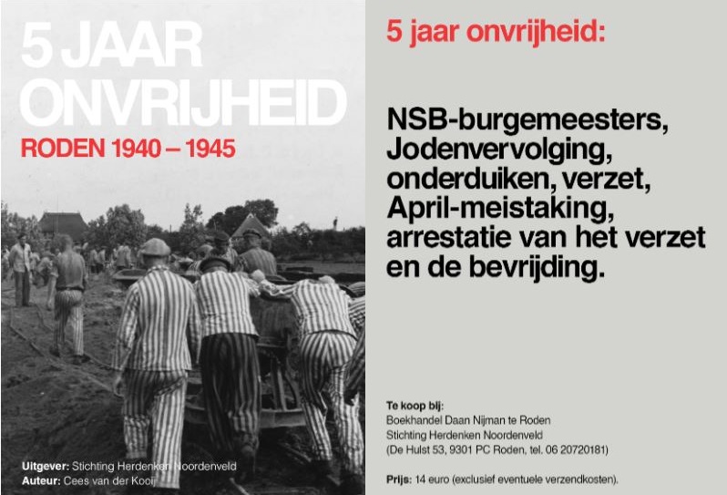 Nieuwe druk van 5 jaar onvrijheid. Roden 1940-1945