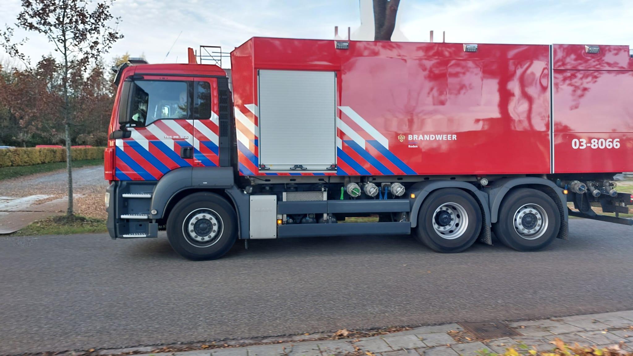 Brandweer Roden met spoed naar de Dwazziewegen📸