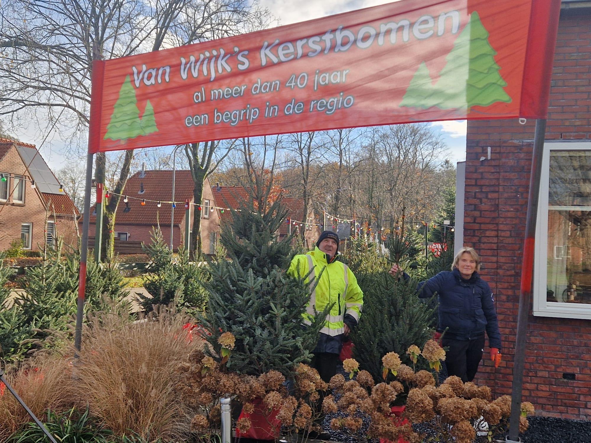 Kwaliteit en Kerstsfeer: Prachtige Kerstbomen bij Van Wijk in Nieuw-Roden