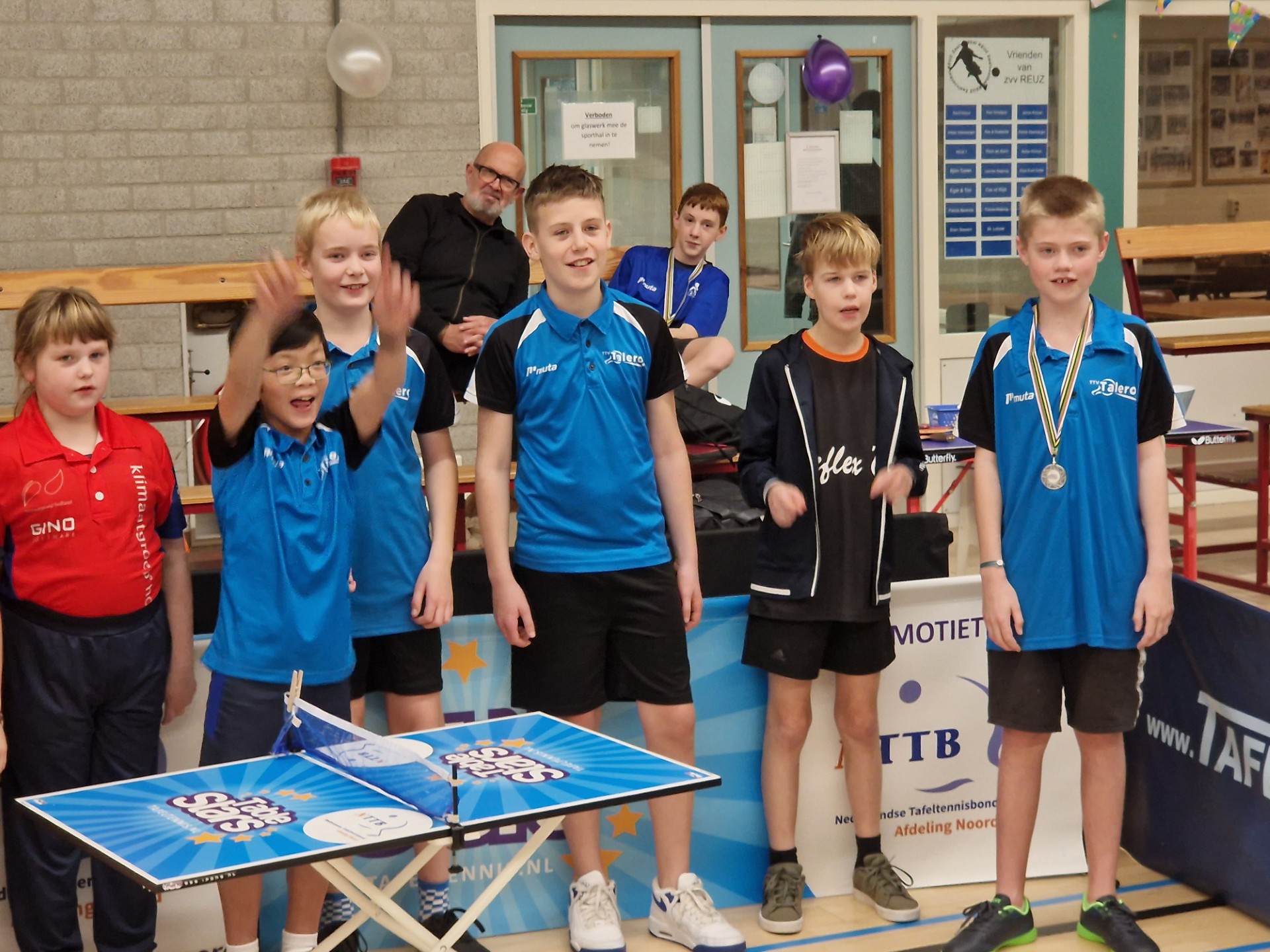 TTV Talero grootste delegatie bij Slottoernooi Table Stars