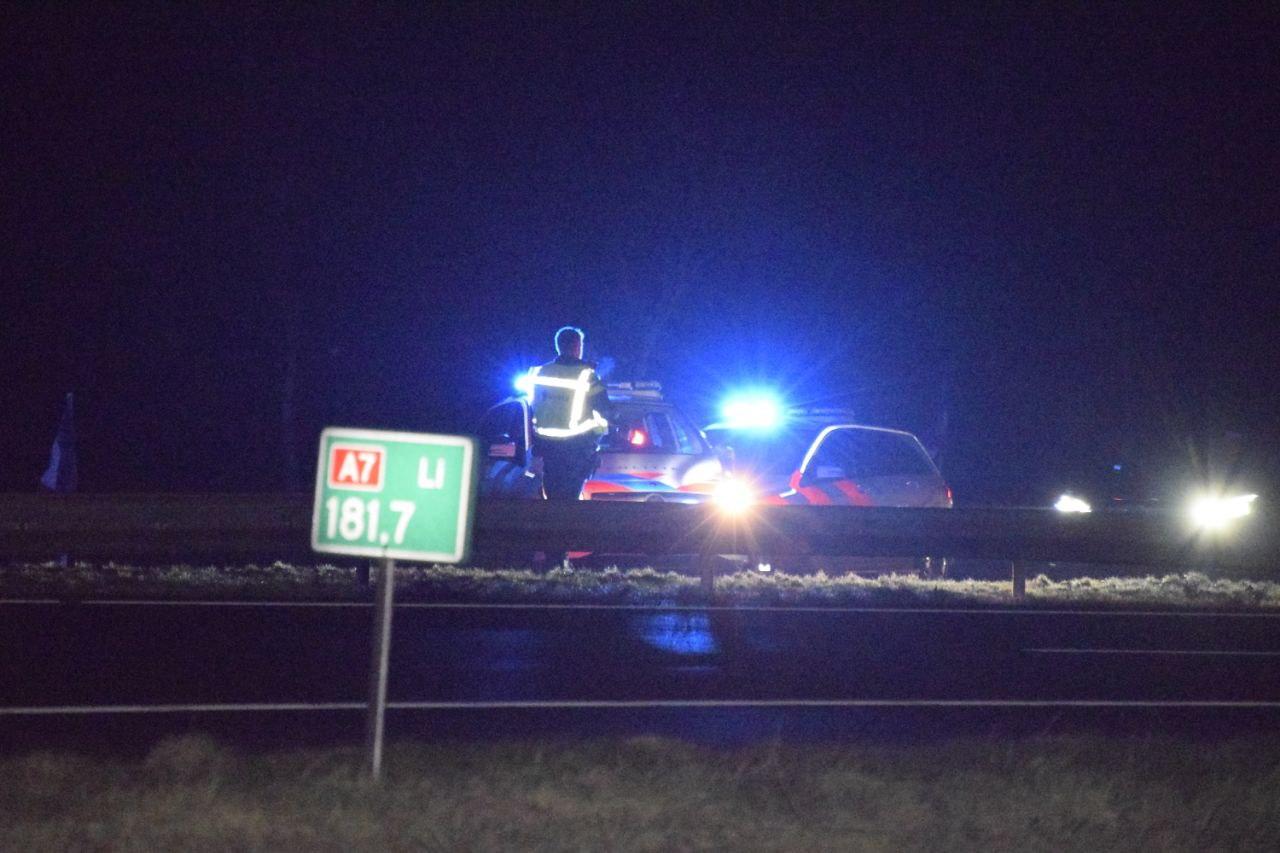 Drie bestuurders opgepakt na controle op A7 bij Leek
