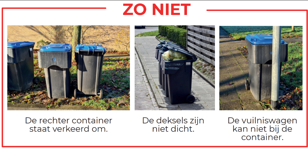 Noordenveld:  Container niet geleegd: wat nu?