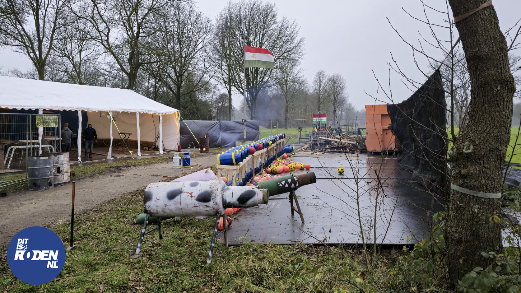 Knallend het oude jaar uit met Carbid team Knalle Oester!