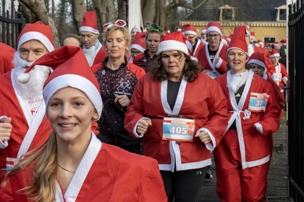 Nienoord Santarun verbreekt records met 650 lopers
