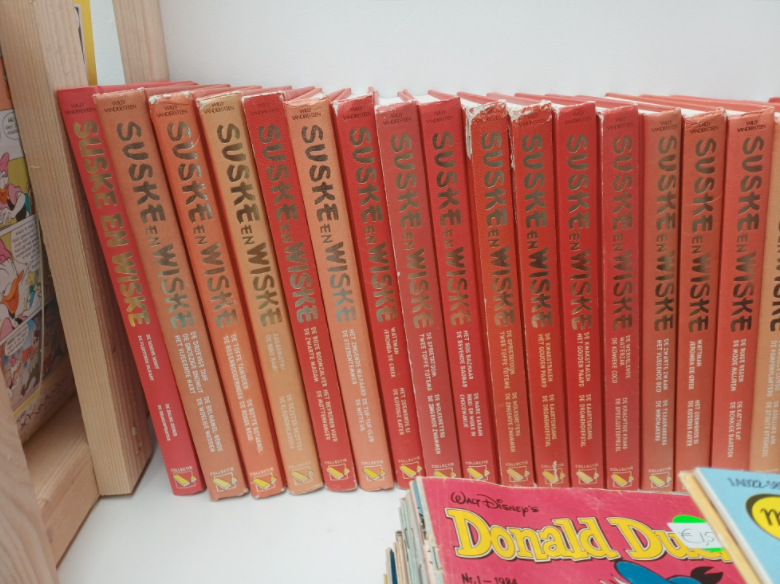 Harrie Hekkema en zijn liefde voor stripboeken op de Roder Boekenmarkt