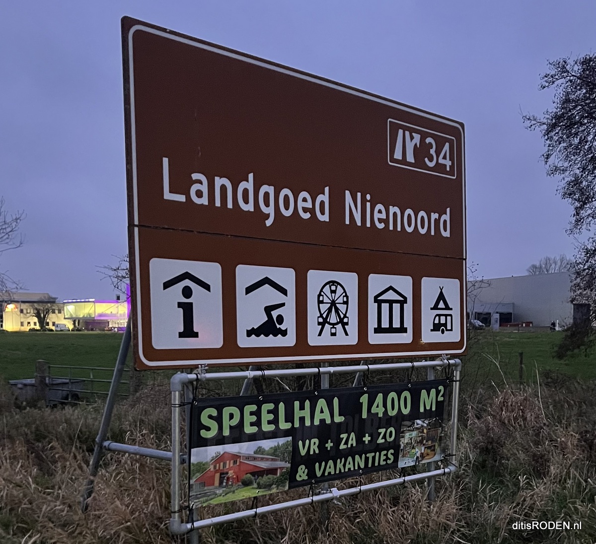 Landgoed Nienoord: reclame langs A7 ongepast  