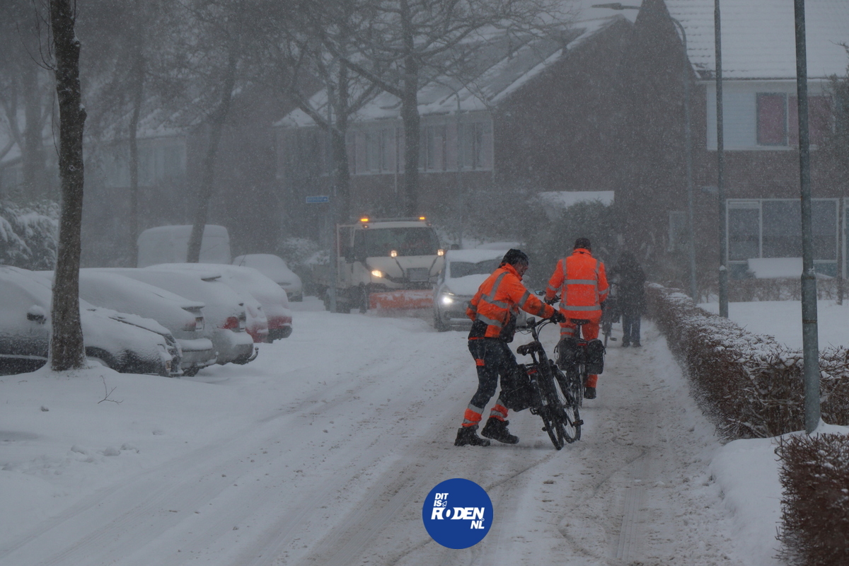 Blog woensdag sneeuw in Noordenveld: Code oranje overal ingetrokken   