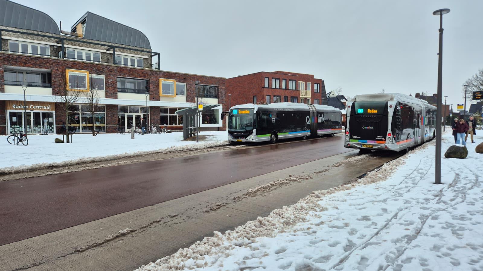 🟡Liveblog sneeuw Noordenveld: Qbuzz mikt zaterdag op hervatten busverkeer  