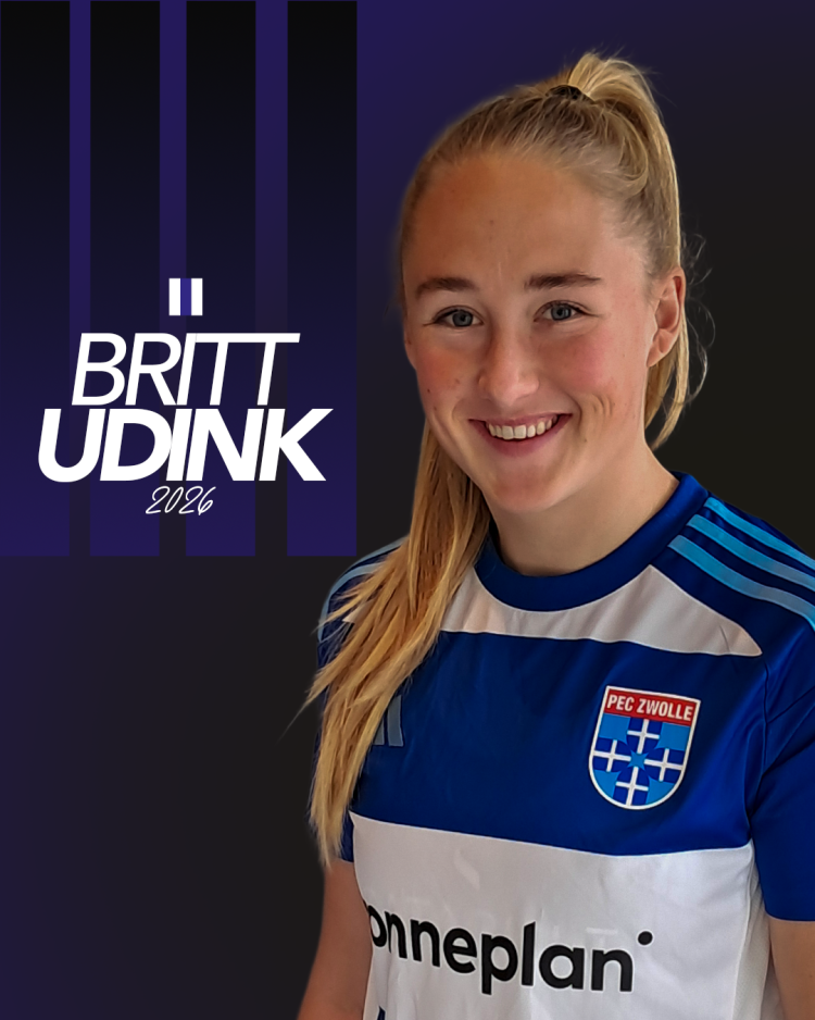 Roner Britt Udink keert terug bij PEC Zwolle Vrouwen na periode bij Heerenveen