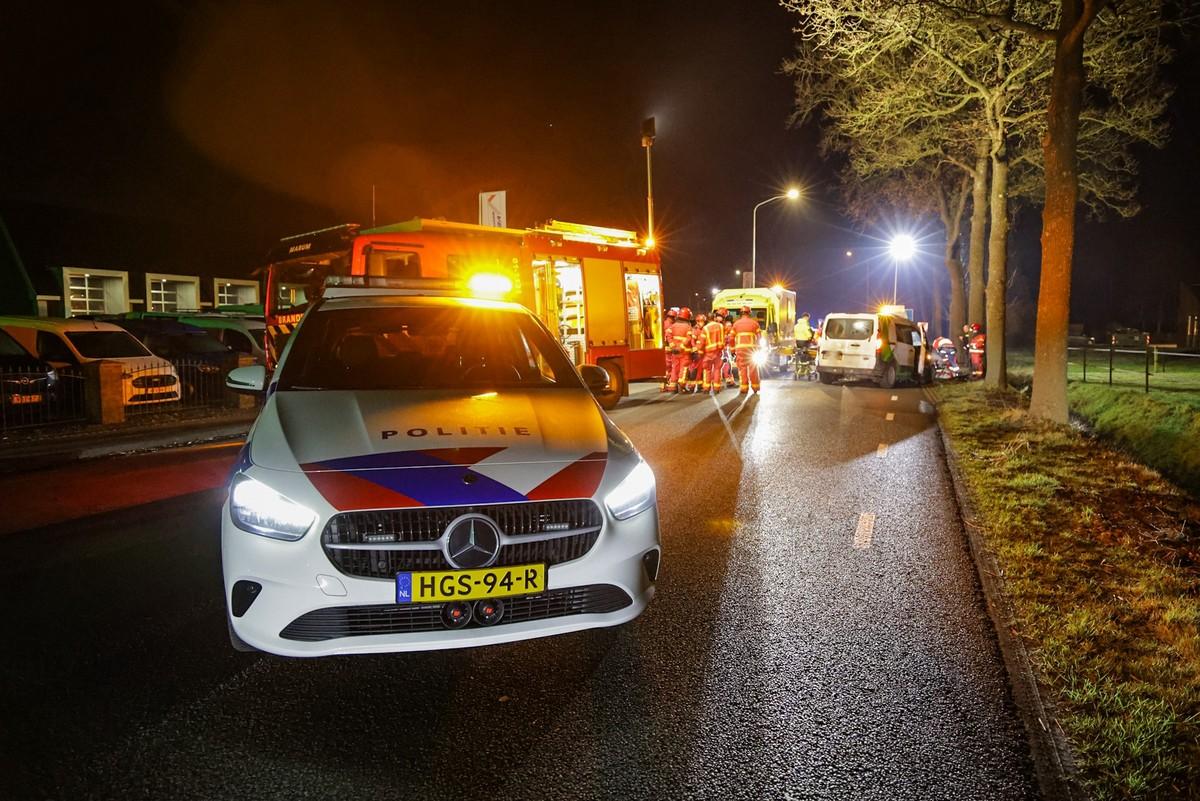 Zware aanrijding met letsel op Boerakkerweg in Boerakker