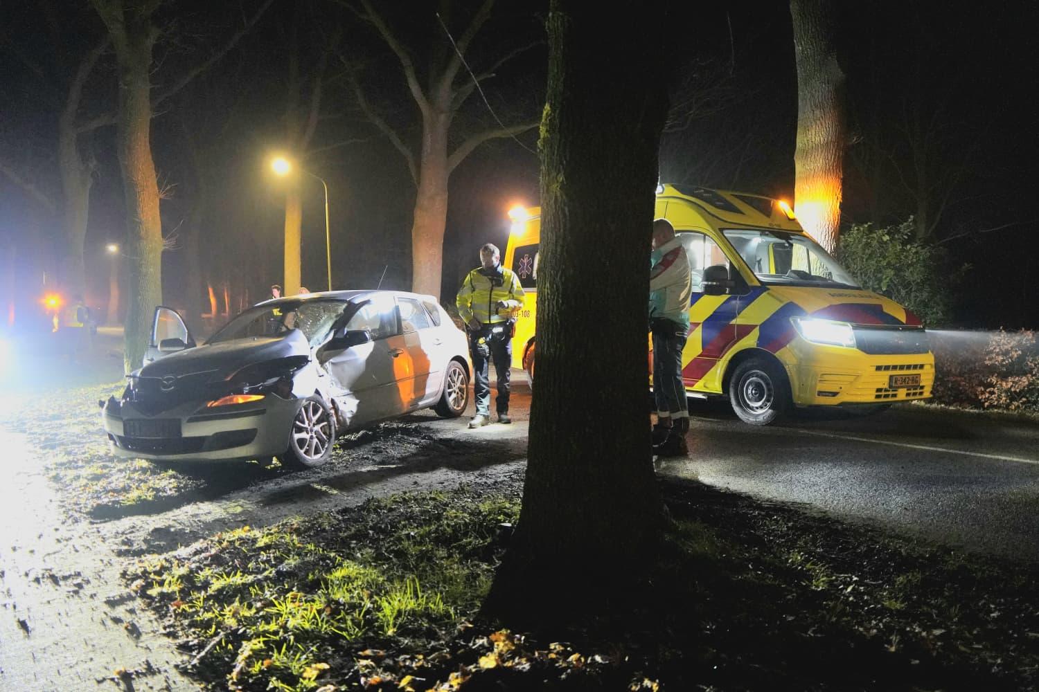 Gewonde bij eenzijdig ongeval op beruchte Zevenhuisterweg bij Nieuw-Roden