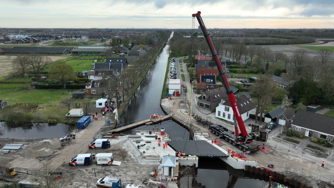 Werkzaamheden Norgervaart lopen opnieuw uit: opening in september van de baan