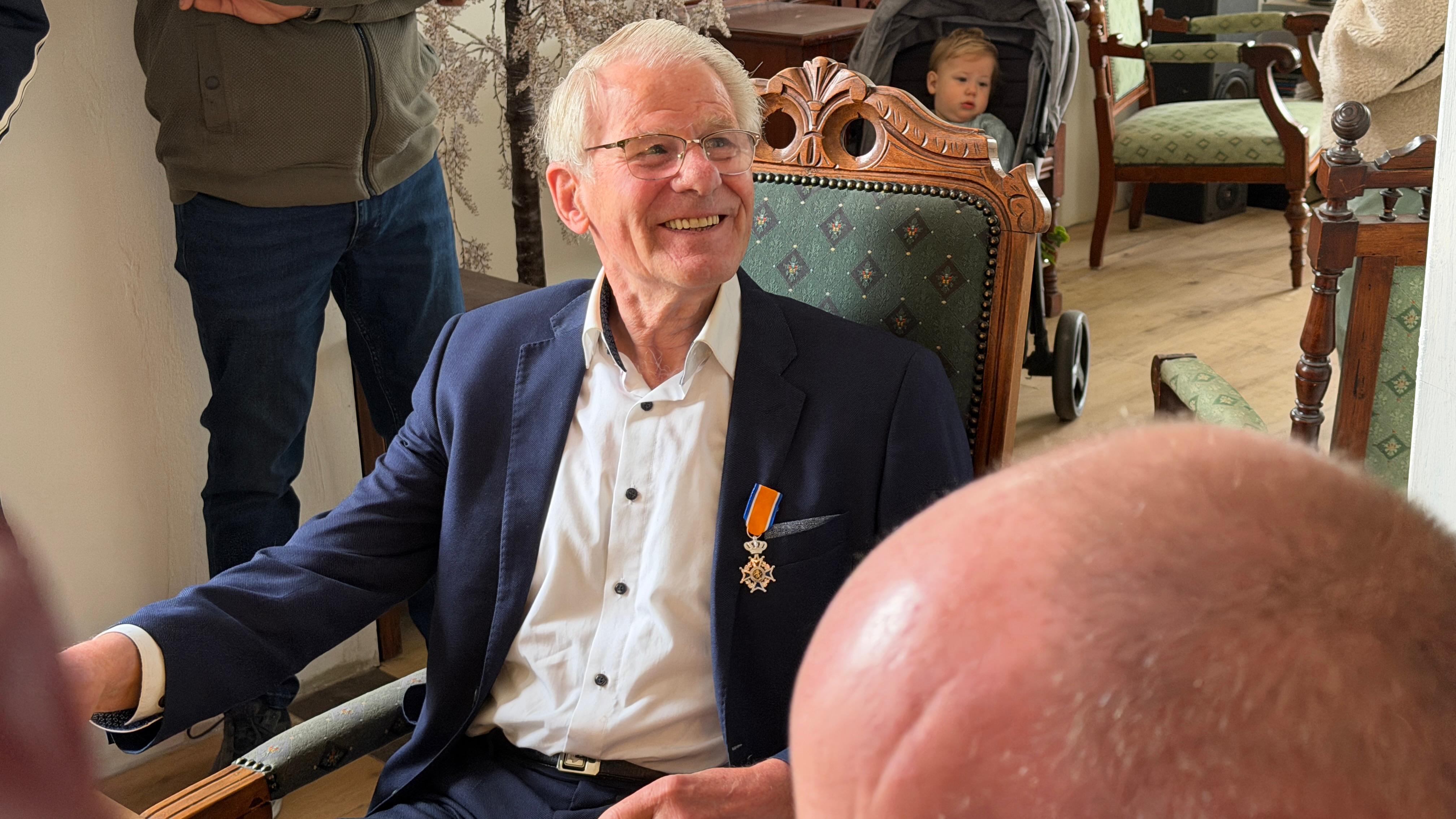 Koninklijke onderscheiding voor Berend Jansen uit Een