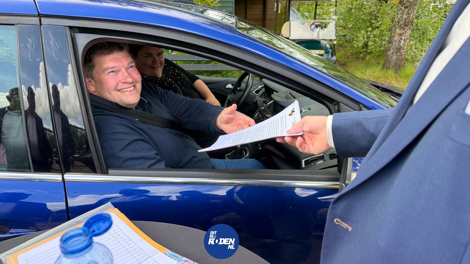 Winnaar van de Autopuzzelrit op Hemelvaartsdag in Roden zijn de Tolberterpetten