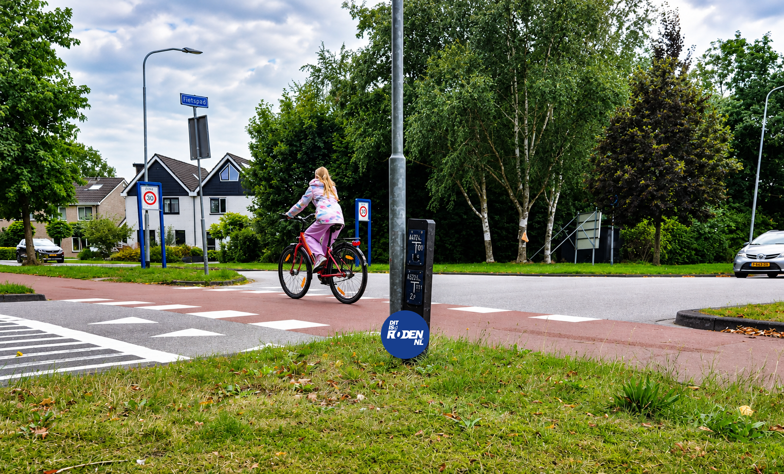 Kruispunt Weidebloemenweg-Roderweg wordt veiliger ingericht