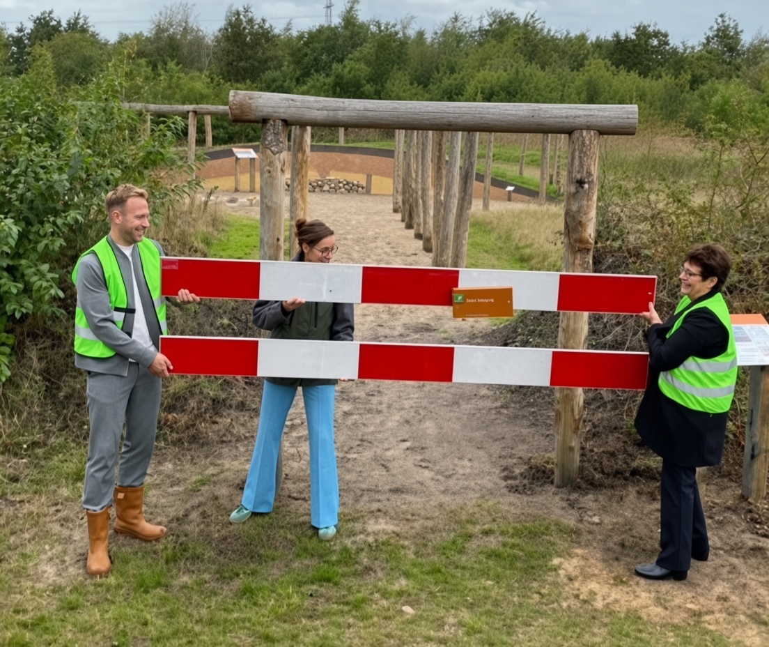 Educatieve grafheuvel geopend op het Noordsche Veld bij Norg