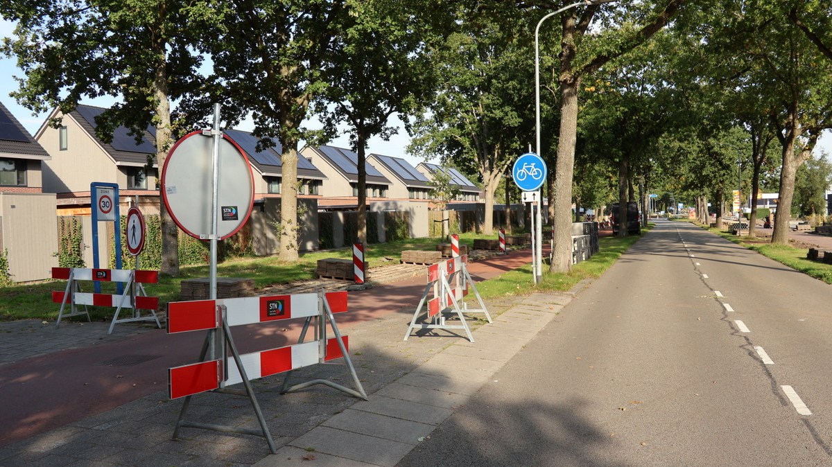 Werkzaamheden Nieuweweg te Roden gestart (foto's)